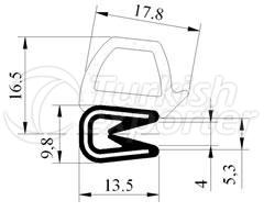 Pvc Edge Protector Sealing Profile Y1.002
