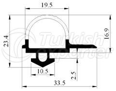 Industrial Freezer Door Profiles A4.016