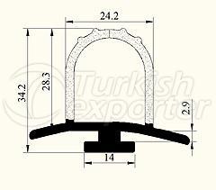 Industrial Freezer Door Profiles A4.036