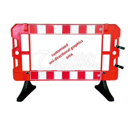 Safety Sign Barricades  12512 FB R