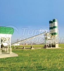 Plantes en béton stationnaires.