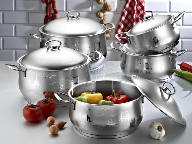 Sateen Steel Saucepan