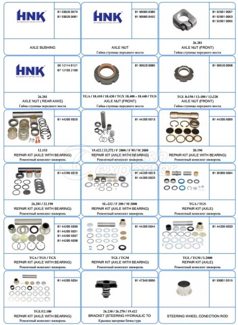 Air Compressor - Brake - Axle - Steering - Rod