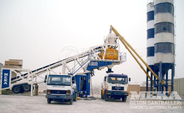 Mobile Concrete Batching Plant -MB-100BM