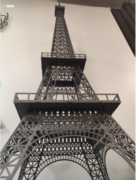 3D eiffel tower