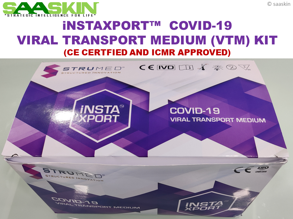 InstaXport Covid 19 Viral Transport Medium Kit