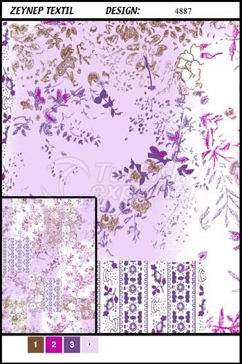 Motif de fleurs 4887