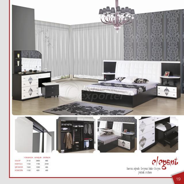 ELEGANT BEDROOM SET-BLACK