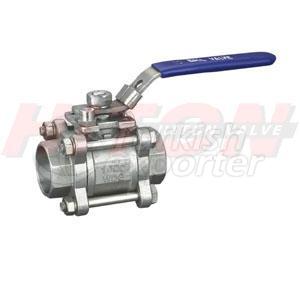 Stainless steel 3-PC Thread Ball Valve