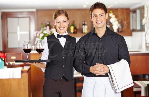 Uniforme de servicio de comida