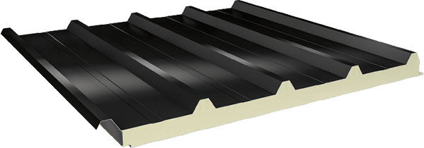 PUR / PIR Insulated 5 Ribs Roof Panel