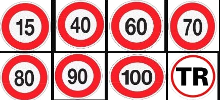 Speed Limit Discs