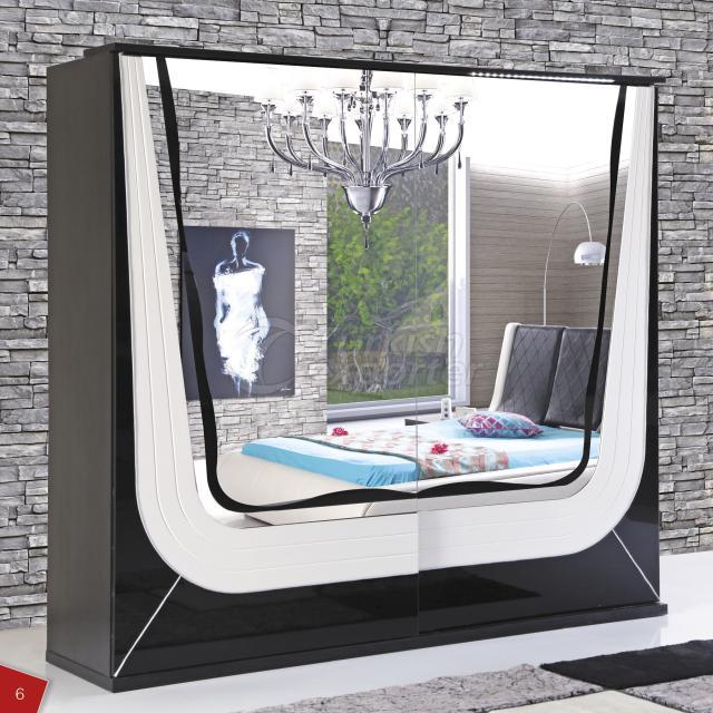 FIGURE BEDROOM SET-BLACK-2