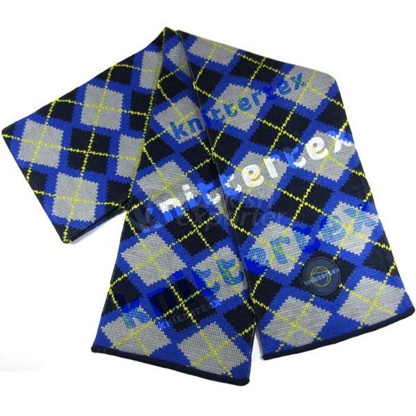 Diamond Patterned Football Scarf