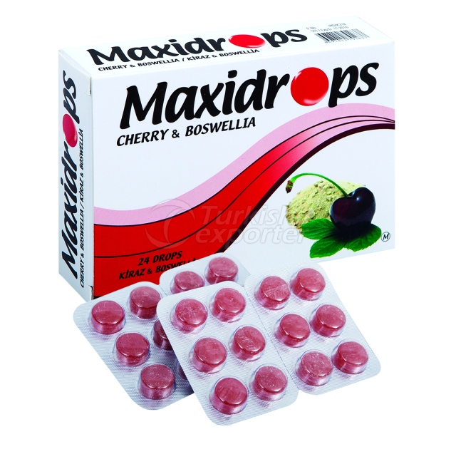 MAXİDROPS Kiraz Boswella PASTİLİ