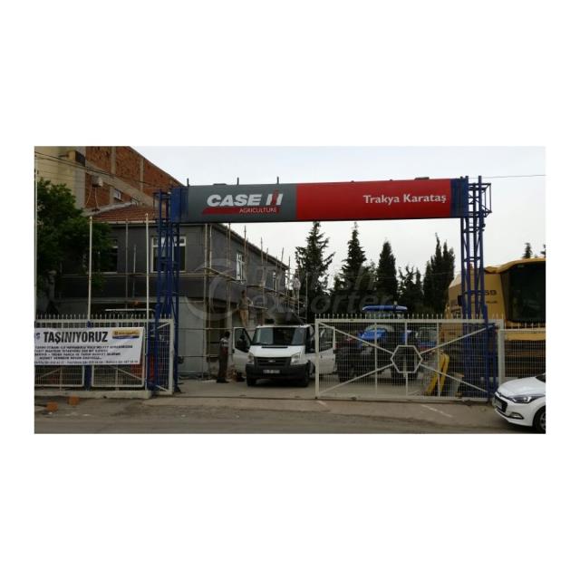 Ornate Main Gate Entrance Sign