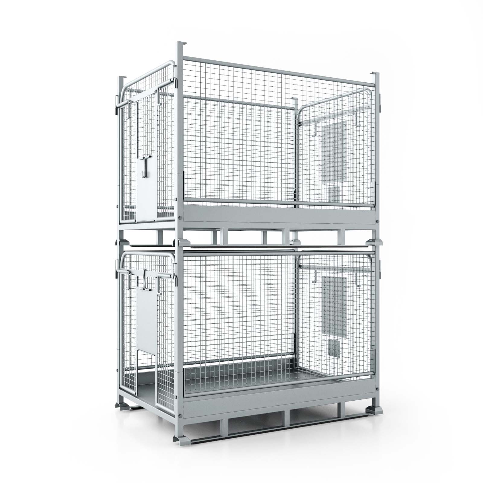 Foldable Wire Mesh Containers