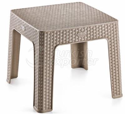 POLY-RATTAN COFFEE TABLE