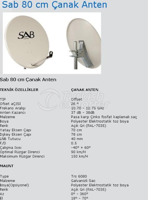 Satellite Dish 80 cm