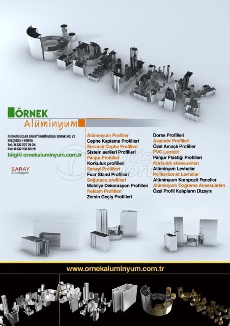 Örnek Alüminyum Küpeşte Korkuluk Sistemleri