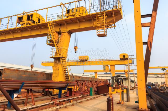 Gantry type single girder crane