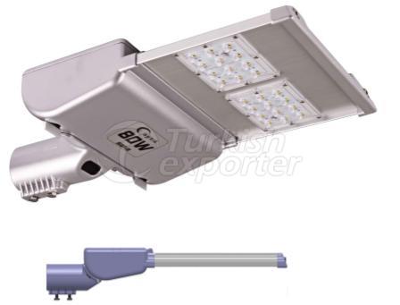 Saka Led Road Fixtures 2 módulos