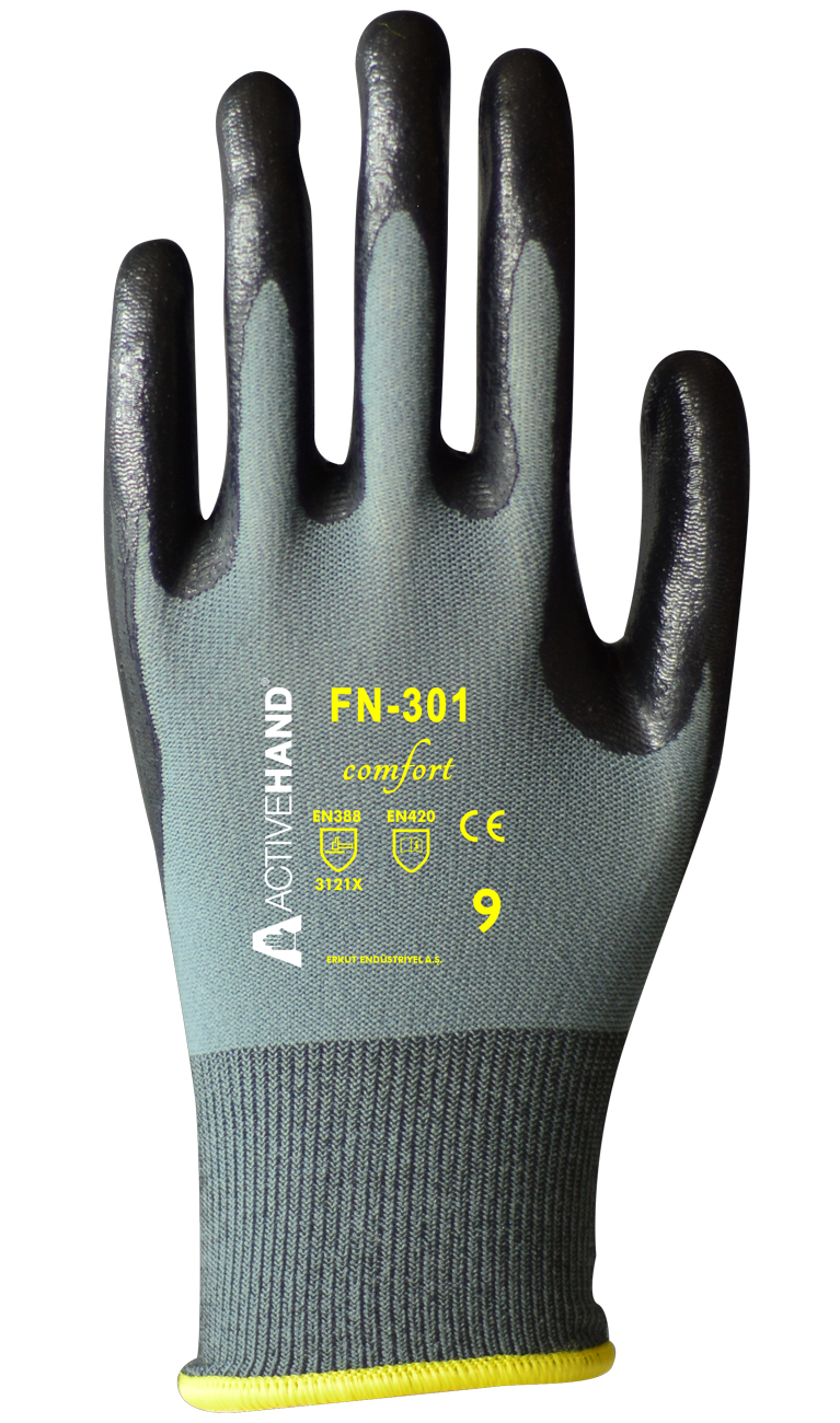 FN-301, Foam Nitrile Coated Safety Gloves