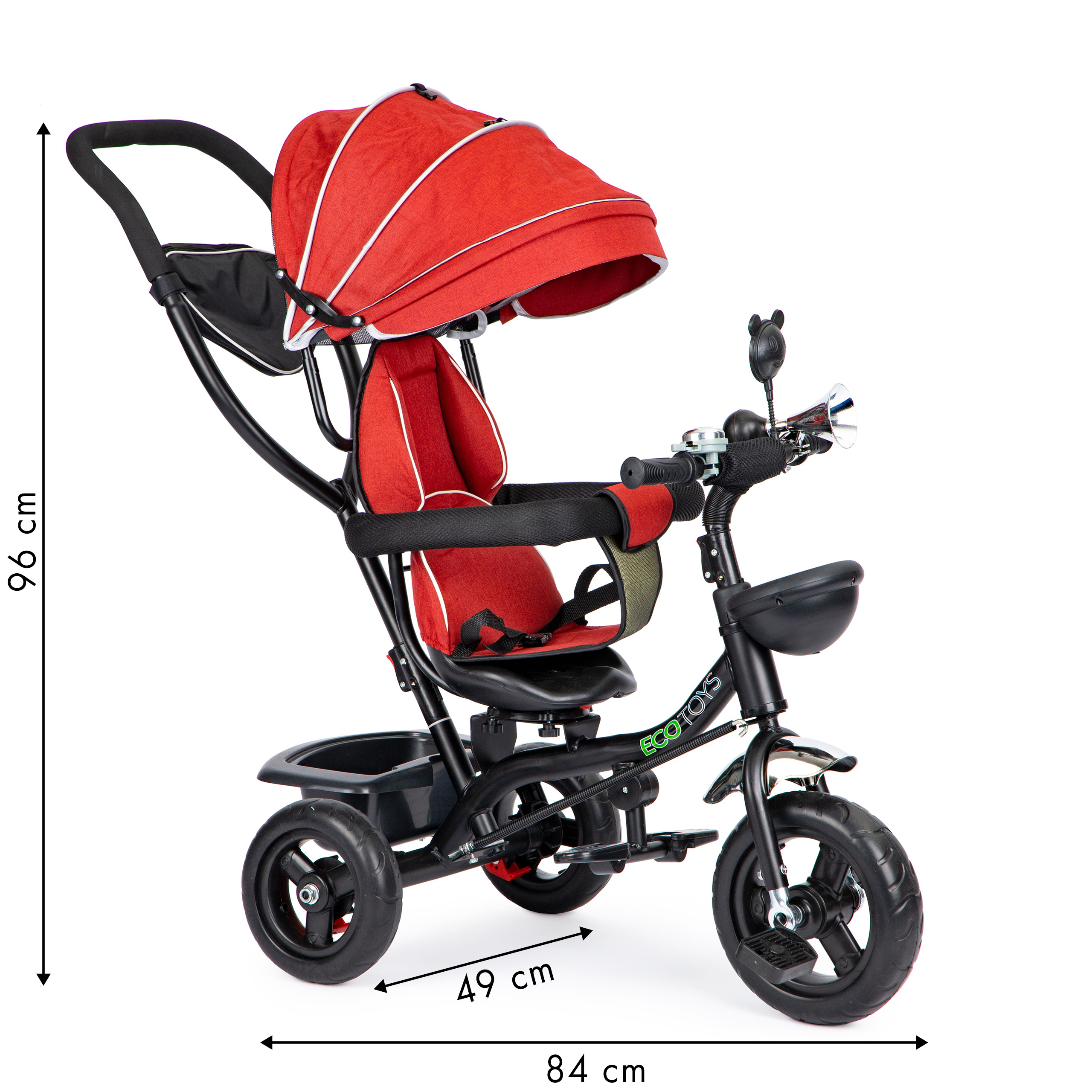 Tricycle with rotating seat Ecotoys