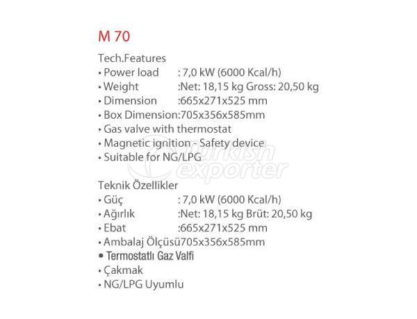 Обогреватель на газе M70