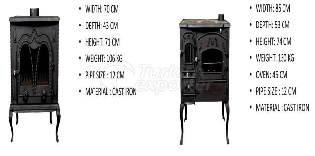 cast iron wood burning stove