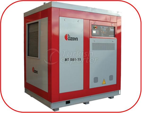 capacity controlled secrew compressors ikt series