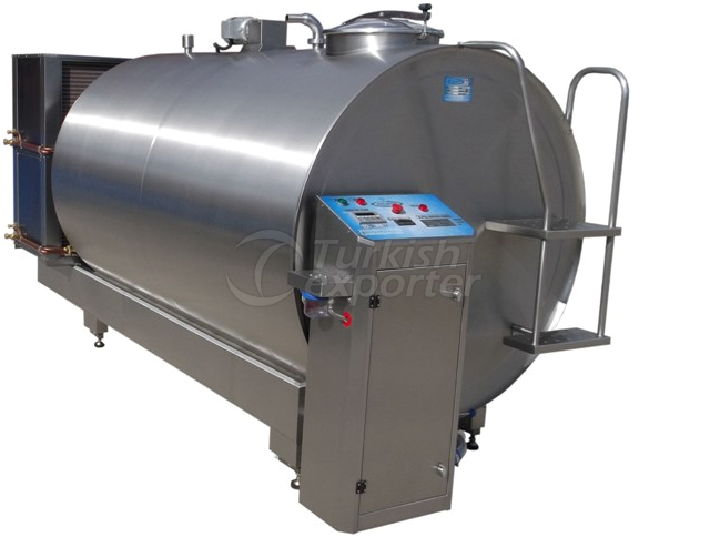 horizontal milk cooling tanks