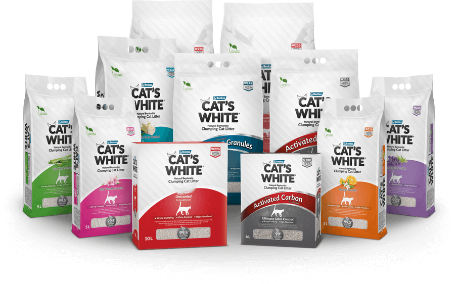 Bentaş Cat's White® Beyaz Bentonit Kedi Kumları