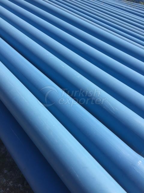 PVC-U blue closed deep well pipe