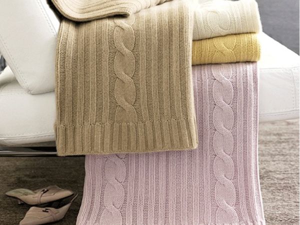 Flat Knit or Sweater Knit Throws