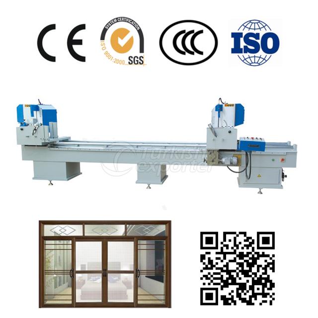 upvc aluminium double cutting saw