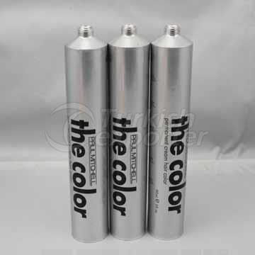 collapsible aluminum hair dye tube