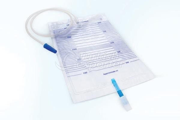 Tapped Urine Collection Bag