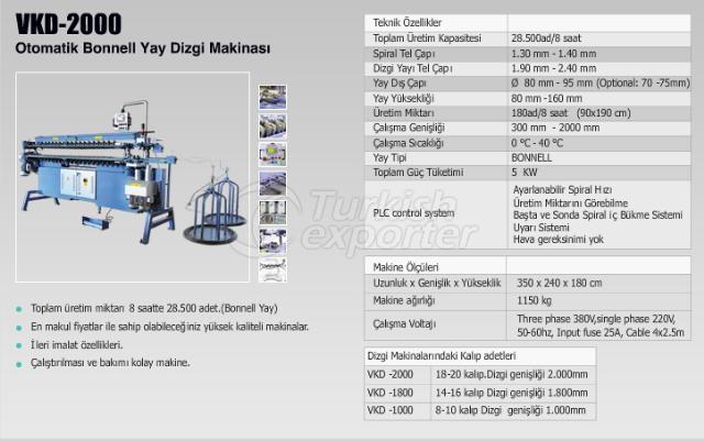 VKD - 2000 Bonnell Spring Assembly Machine