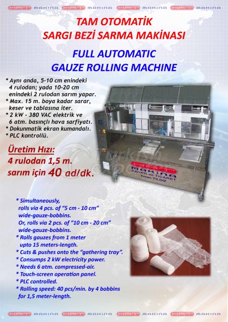 GAUZE ROLLING MACHINE