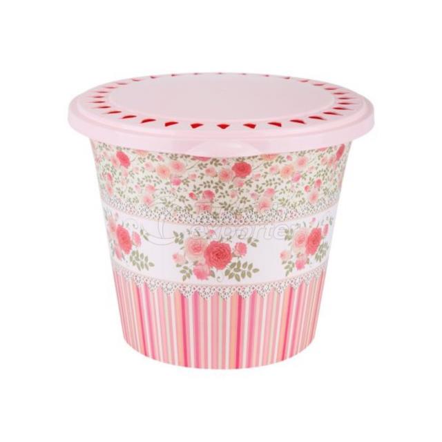 Decorated Laundry Box