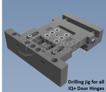 Door Hinge Drilling Jig For All