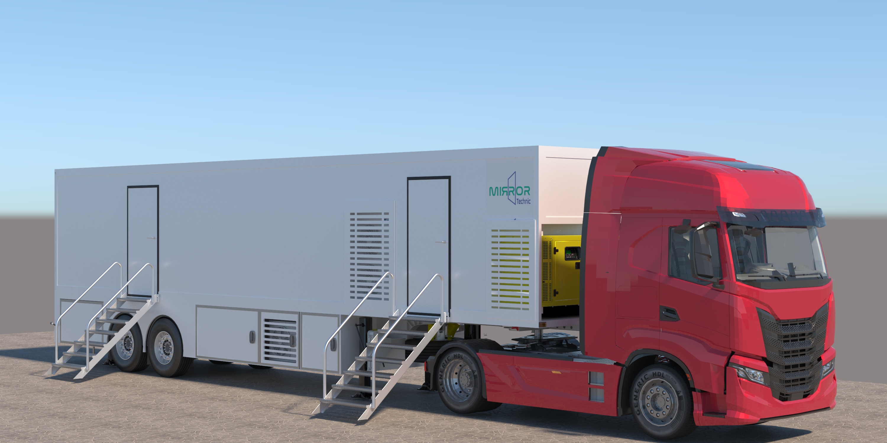 Trailer Based Mobile Laboratory BSL3