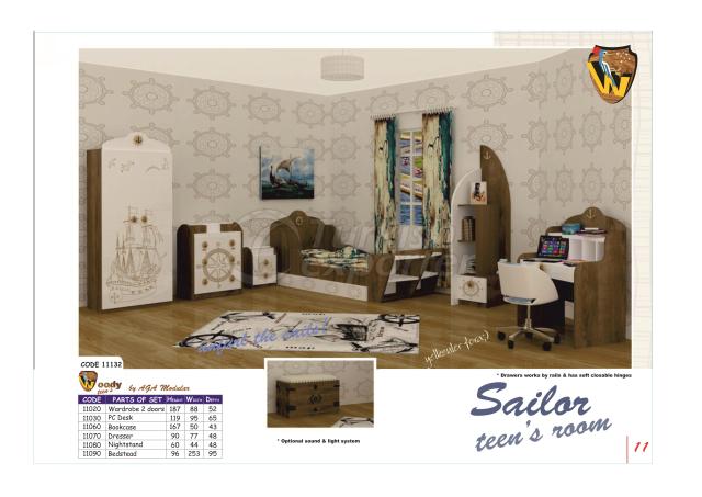 Woody modular SAILOR Teens' Room