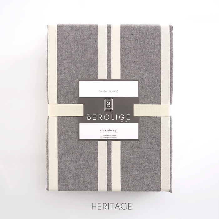 LINEN TEXTURED PREWASHED BEDDING SETS MADE FROM PURE COTTON