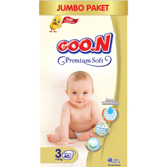 GOON  premium soft jumbo pack  size :3 