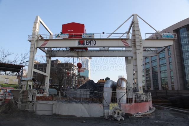 Gantry Crane for Shaft
