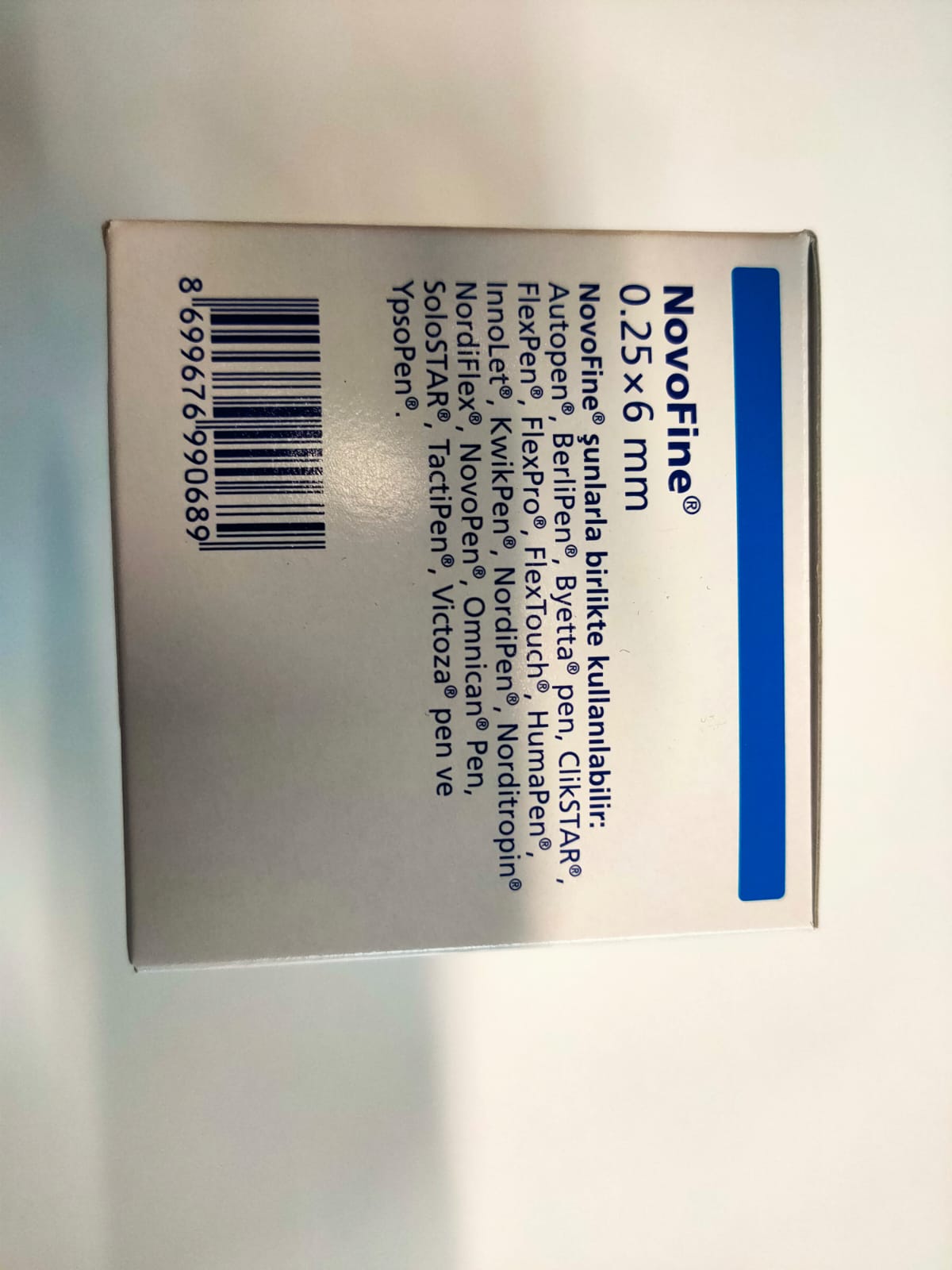 STERILE INJECTION NEEDLE  (31G) 6MM X100