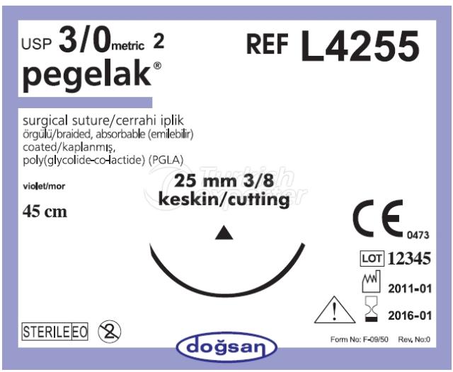 Sutures résorbables L4255