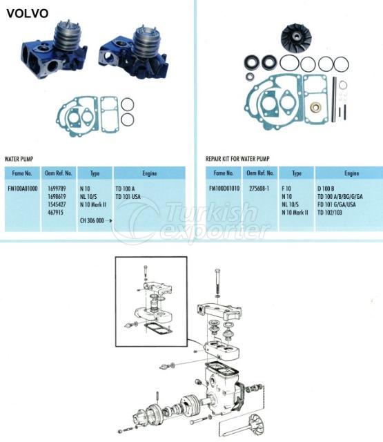 Water Pumps and Repair Kits